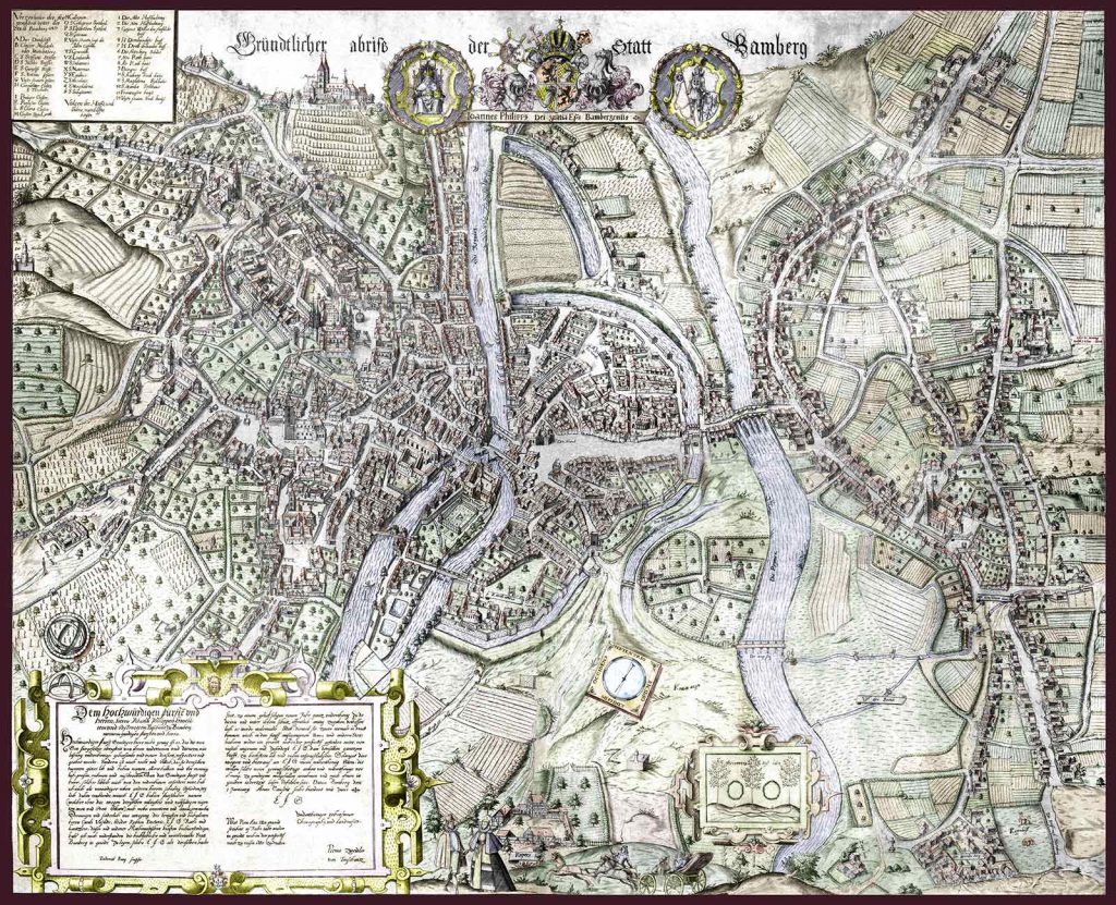 Den Bamberger Zweidlerplan von 1602 als Druck bestellen